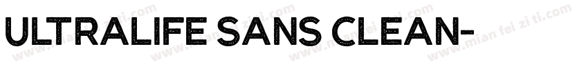 Ultralife Sans Clean字体转换